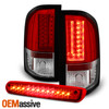 Fits 2007-2014 Chevy Silverado 1500 2500 Red Clear LED Tail Light+3rd Brake Lamp