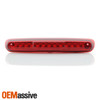 Fits 2007-2014 Chevy Silverado 1500 2500 Red Clear LED Tail Light+3rd Brake Lamp