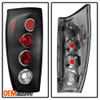 Fits 2002 2003 2004 2005 2006 Chevy Avalanche Pickup Black Tail Lights Brake