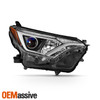 For 2016-2018 Toyota Rav4 Tube Bar Halogen Projector Headlights Pair Left+Right