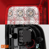 Fits 2015-2022 Chevy Colorado / GMC Canyon Red Full LED DRL Tail Lights 16 17 18