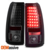 Fits 03-06 Silverado Pickup Truck Smoked Smoke LED Tail Lights Rear Brake Lamps