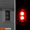 Fits 03-06 Silverado Pickup Truck Smoked Smoke LED Tail Lights Rear Brake Lamps