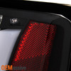 Fits 2008-2012 Audi A5 Quattro Black LED Signal DRL Tube Tail Lights Brake Lamps