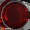 Fits Smoked 95-02 Cavalier Base Ls Rs Z24 4Pcs Tail Brake Lights W/Trunk Piece
