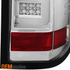Fits [LED Model] 2016-2018 Chevy Silverado 1500 Clear LED Tube Tail Lights Lamp