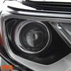 For 2018-2021 Chevy Equinox [HID / Xenon] LED DRL Black Headlights Pair LH+RH
