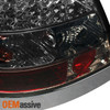 Fits Smoked 96-01 Audi A4 S4 Sedan JDM LED Tail Brake Lights Lamp Set Left+Right