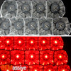 Fits 99-01 BMW E46 3-Series 4D Sedan 323i 325i 330i M3 LED Black 4Pc Tail Lights