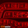Fits 05-08 Audi A4 S4 RS4 Quattro G2 Red Clear Full LED Tail Lights +Trunk Piece