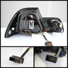 Fits 00-03 E46 3-Series 2D Coupe Red Clear LED Strip/Tube Design LED Tail Lights