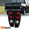 Fits 04-12 Chevy Colorado Canyon Pickup Truck Black Tail Brake Lights Lamps Pair