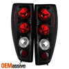 Fits 04-12 Chevy Colorado Canyon Pickup Truck Black Tail Brake Lights Lamps Pair