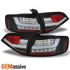 Fits 09-12 A4 10-12 S4 4Dr Sedan Black LED Tail Lights Lamps (For Non LED Model)