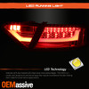 Fits 2008-2012 Audi A5 Quattro Chrome LED Signal DRL Tube Tail Lights Brake Lamps