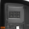 Fits Smoked 16-18 Chevy Silverado 1500 [LED Model] LED Tube Brake Tail Lights