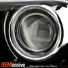 For 13-15 Accord Sedan LED Blue/White Sequential DRL Projector Black Headlights