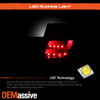 Fits Black 99-01 BMW E46 3-Series 4Dr Sedan LED Tail Lights Lamps W/LED Tube/Bar