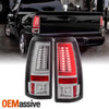 Fits 2003-2006 Chevy Silverado GMC Sierra 1500 2500HD 3500 Clear LED Tail Lights