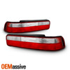Fits 90-93 Acura Integra 2Dr Coupe Red Clear Tail Brake Lights Lamps Left+Right