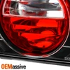 Fits 90-93 Acura Integra 2Dr Coupe RS GSR JDM Black Tail Brake Lights Lamps Pair