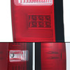 Fits 2014-2019 Silverado 1500 15-19 2500HD 3500HD LED Tube Red Clear Tail Lights