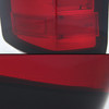 Fits 2014-2019 Silverado 1500 15-19 2500HD 3500HD LED Tube Red Clear Tail Lights
