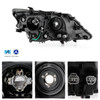 For 13-15 Lexus RX350 RX450h HID Non-AFS Projector Black Headlamp w/LED DRL Left