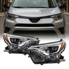 For 2016-2018 Toyota Rav4 Full LED Projector Headlights Light Left+Right 16 17 18