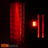 Fits 07-14 Silverado Pickup Truck Black Bezel LED Tail Lights Rear Brake Lamps
