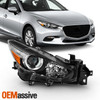 For 2017-2018 Mazda 3 Sedan Hatchback Halogen Headlight Light Passenger Right