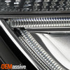 For 13-16 A4 Quattro Allroad S4 HID/Xenon Non-AFS Projector Clear Headlamps Pair