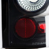 Fits 2003-2006 Silverado 1500 2500 Black Smoked Tail Lights Pair Left+Right Side