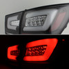 Fits 10-15 Cruze 16 Limited Black LED Strip/Tube  LED Tail Lights Brake Lamps