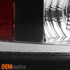 Fits 2010-11 Chevy Silverado 1500 2500HD 3500HD Black Smoke LED Bar Tail Lights