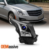 For 2013-2018 Cadillac ATS Sedan Halogen Projector Chrome Headlight Passenger RH