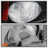 Fits 94-04 S10 Sonoma Pickup Truck Black Tail Brake Lights Lamp Pair Left+Right