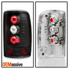 Fits 00-06 Chevy Suburban Tahoe Yukon Barn Door Black Tail Lights Left+Right Set