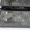 Fits Smoked 03-06 Silverado Headlights+Bumper Signal+Black Smoke LED Tail Lights