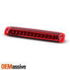 Fits 2003-2006 Silverado/ Sierra Red Smoke Tail Lights+Red LED 3rd Brake Lights