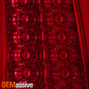 Fits 2003-2006 Chevy Silverado GMC Sierra 1500 2500HD 3500 Red LED Tail Lights