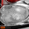 Fits 94-04 Chevy S10 Sonoma Pickup Truck Chrome Clear Tail Brake Lights Lamp Set