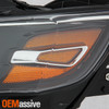 For 2014-2020 Chevy Impala [Halogen Style] Projector Black Headlights Left+Right