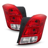 For 2013-2016 Chevy Trax 17-19 Trax LS [Halogen Type] Red Tail Brake Lights Pair