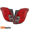For 2013-2016 Buick Encore Chrome Red Tail Lamps Brake Lights Pair Left+Right