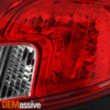 For 2013-2016 Buick Encore Chrome Red Tail Lamps Brake Lights Pair Left+Right