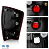 For 2016-2020 Toyota Tacoma Pickup Truck Black Red Clear Tail Light Driver Left