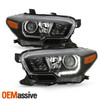 For 16-22 Toyota Tacoma TRD/Limited w/ LED DRL Projector Black Headlights Pair
