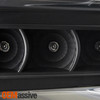 For 2008-2010 F250/F350/F450/F550 SuperDuty LED Halo Projector Black Headlights