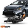 Pair Projector Headlights For 2017-2019 Toyota Corolla LE Eco /L /LE Left +Right